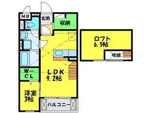 ア－ジュの物件間取画像